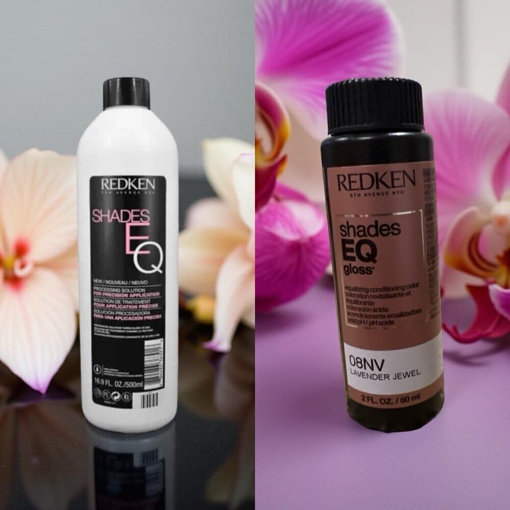 Redken Shade EQ Gloss 2 oz 08NV Lavender Jewel and To Gel Processing Solution